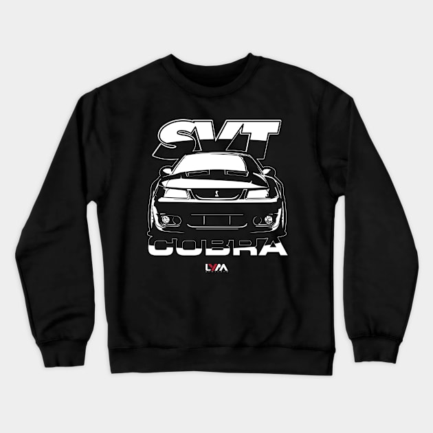 New Edge 2003/2004 Ford Mustang SVT Cobra Front Crewneck Sweatshirt by LYM Clothing